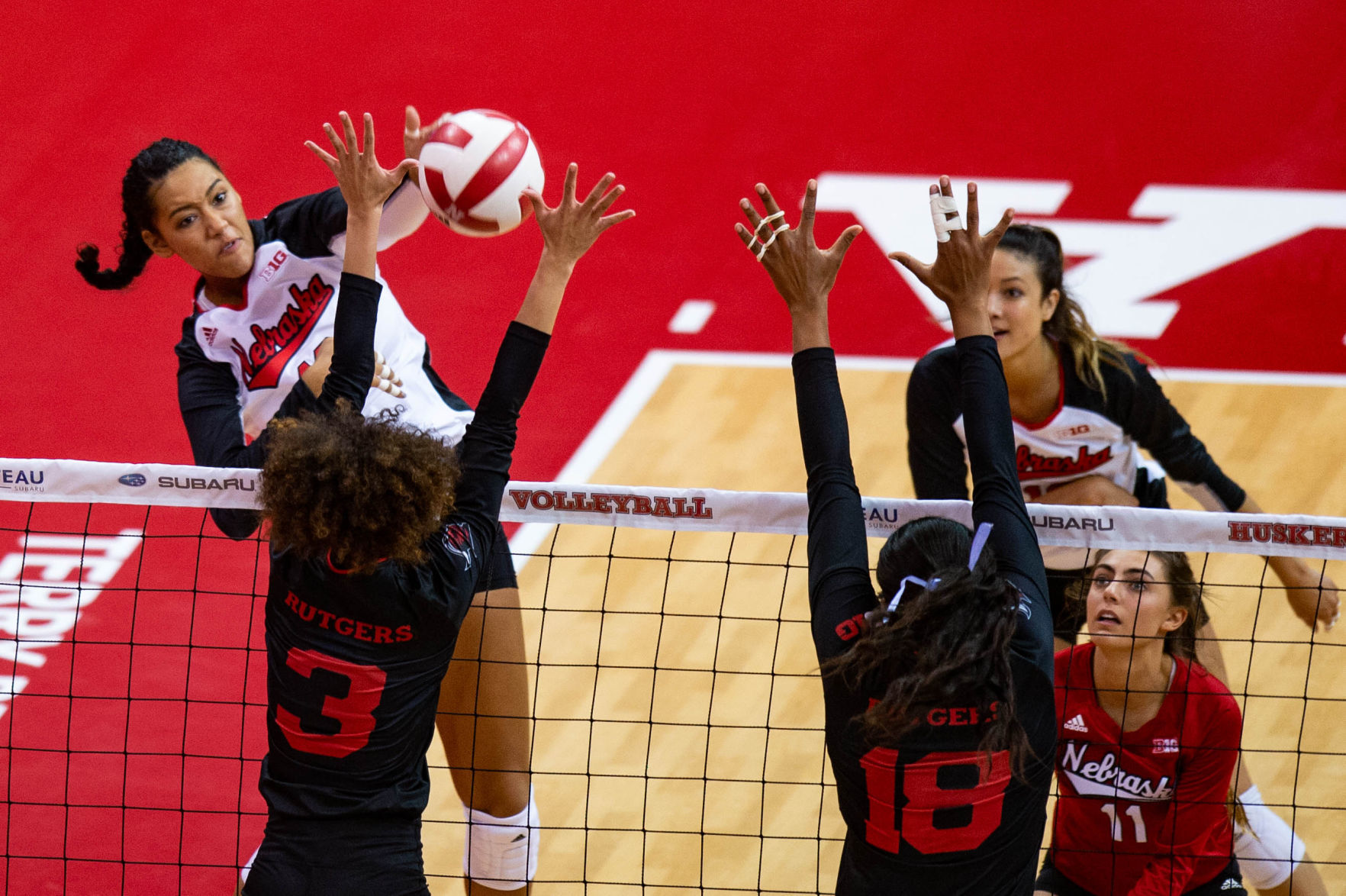 Nebraska volleyball vs. Rutgers, 11/3/18